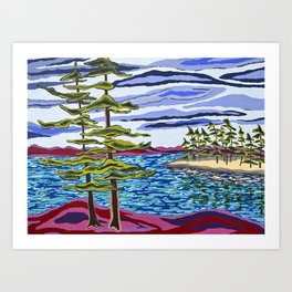 View to the Island Art Print