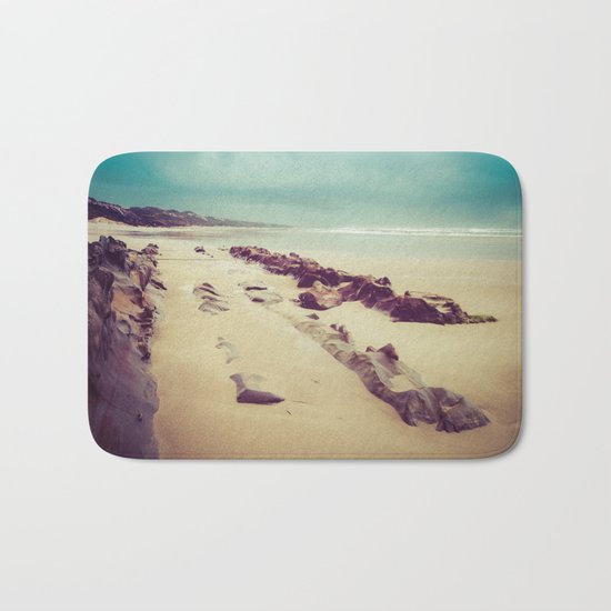 Blue Ocean Path Bath Mat