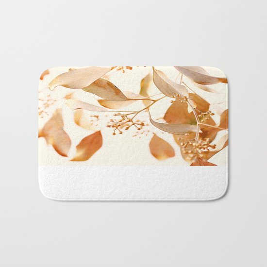 Golden Leaves Bath Mat