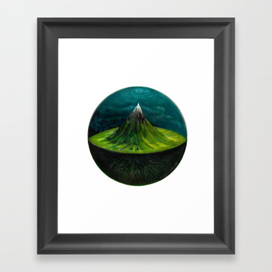 AXIS MUNDI. Framed Art Print