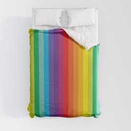 Rainbow Stripes Duvet Cover