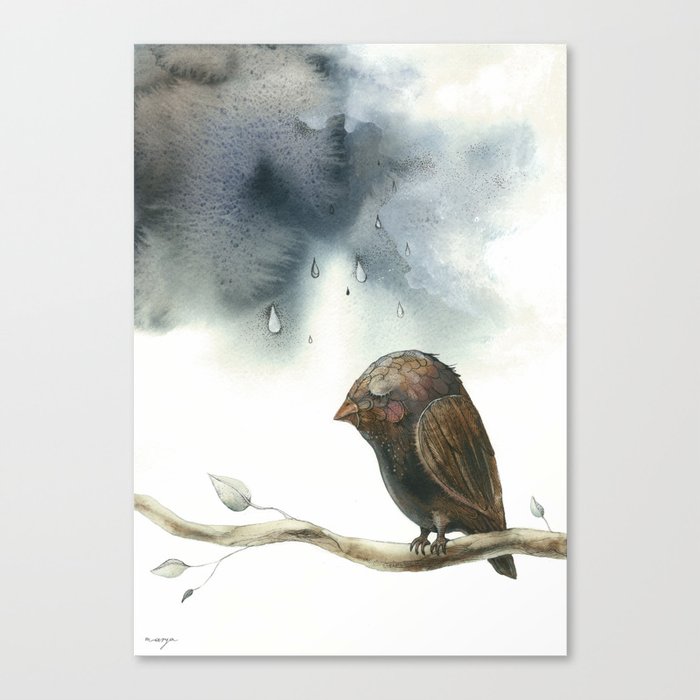 Rain Bird Canvas Print