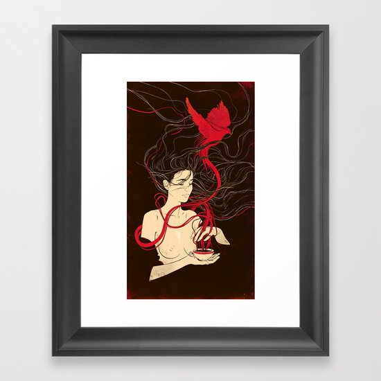 The Warmth of You: Rusted Edition Framed Art Print