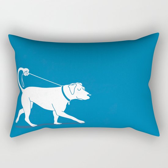 No Worries, I'll Just Walk Myself Rectangular Pillow