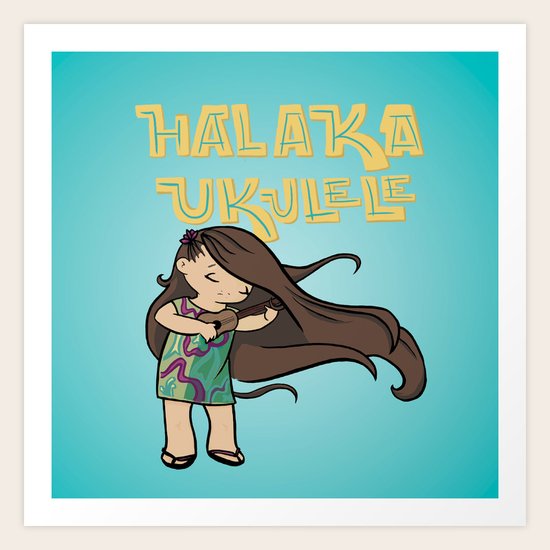 Ukelele Art Print