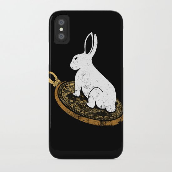 Follow The White Rabbit iPhone Case