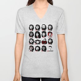 Che Guevara // 16 Creative & Funny Che Portraits V Neck T Shirt