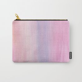 Pink Watercolor Texture Carry-All Pouch