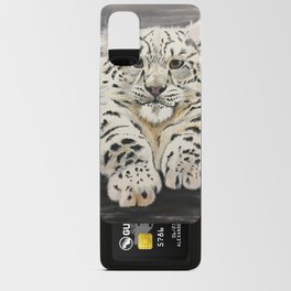 Young Snow Leopard Android Card Case