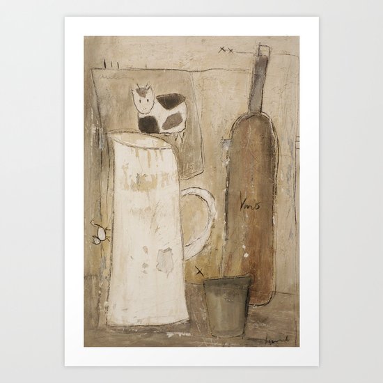 milk Art Print