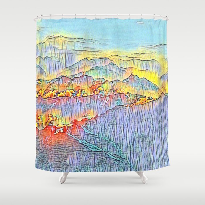 Majestic Mountains 2 Shower Curtain