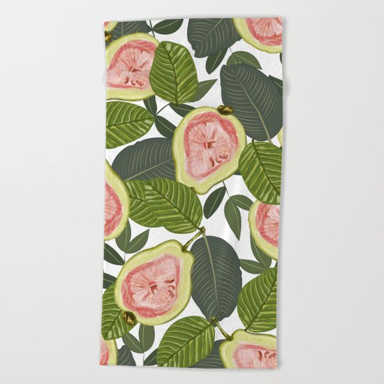 Guava #society6 #decor #buyart Beach Towel