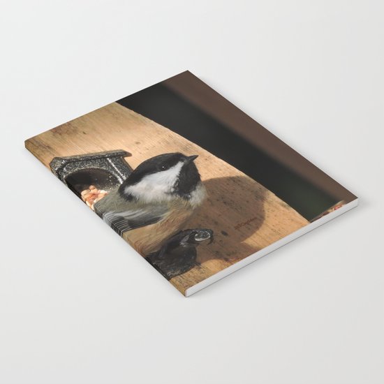 Black-Capped Chickadee at the Feeder Notebook