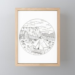 Yurt Dreams Framed Mini Art Print