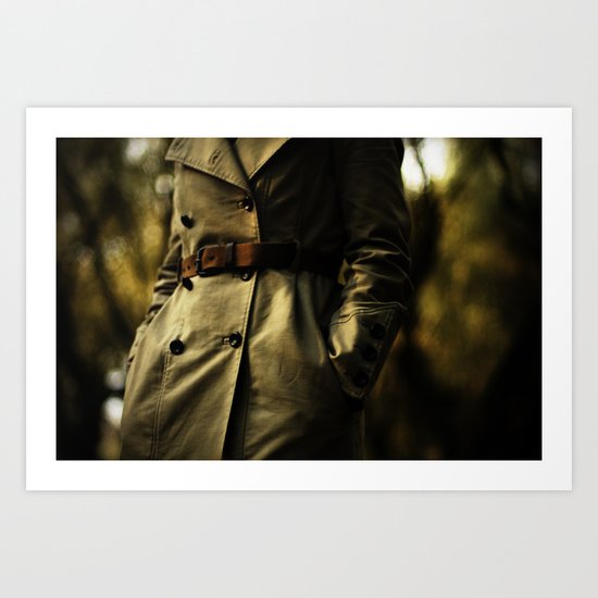 Casablanca Trench Art Print