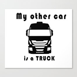 Truck Driver 3  Canvas Print