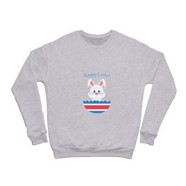 A cute easter bunny Crewneck Sweatshirt