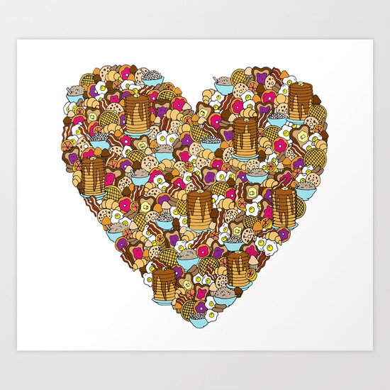 Breakfast Art Print