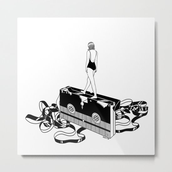 Walking on bad memories Metal Print