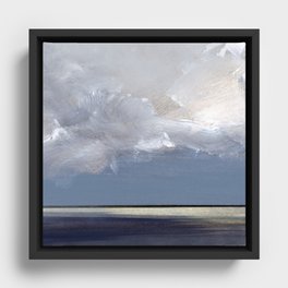 Oceans Away Framed Canvas