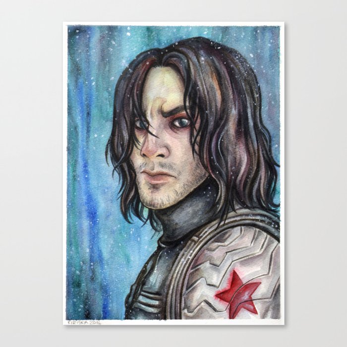 Winter Soldier Canvas Print By Kiriska Society6