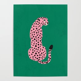 The Stare: Pink Cheetah Edition Poster