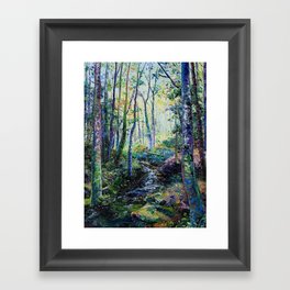 Where the World Ends, and Where It Begins Framed Art Print