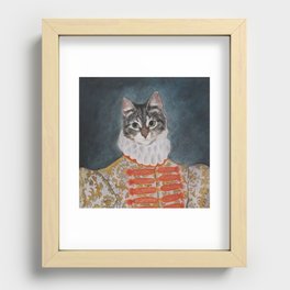 Elizabethan Cat Recessed Framed Print