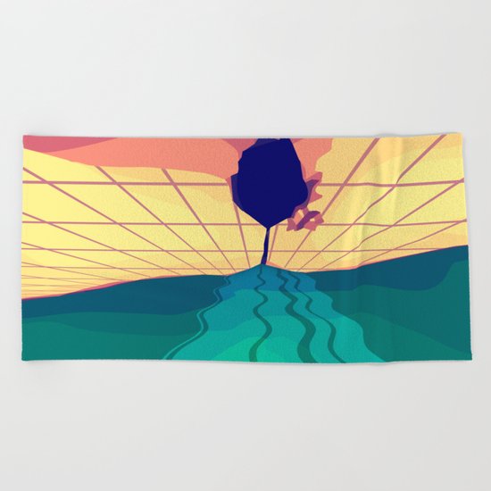 Over the Horizon Beach Towel