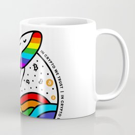 Rainbow Crypto Whale In Crypto We Trust Mug