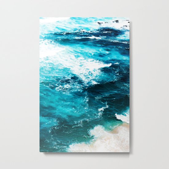 Sea Foam #society6 #decor #buyart Metal Print