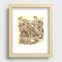Party of Pixies Recessed Framed Print