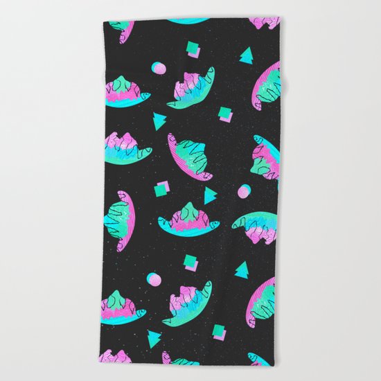 Interstellar Banana Travel Beach Towel