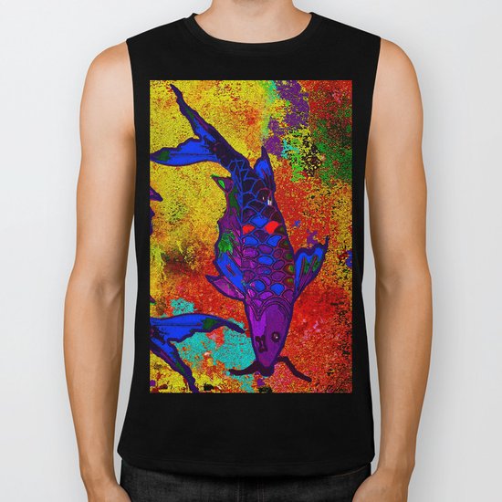 Koi Biker Tank