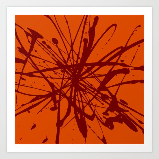 Bloom Red Art Print