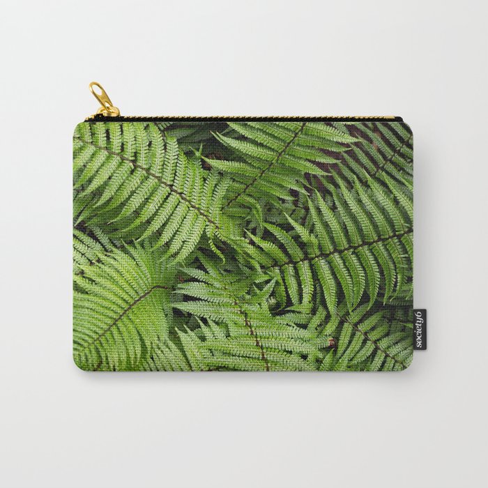 Wood Fern in a Pacific Northwest Washington Forest Carry-All Pouch