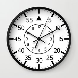 Flieger Type B White clock Wall Clock