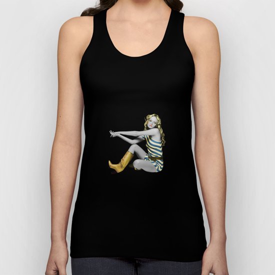 Twiggy Unisex Tank Top