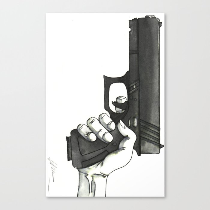 GUN Canvas Print