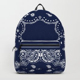 Bandana - Navy Blue - Boho Backpack