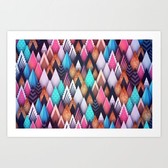 Background pattern 4 Art Print