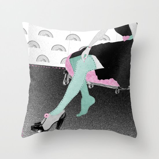 If the shoe fits... buy it in every colour II Throw Pillow