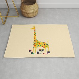 Paint by number giraffe Rug
