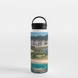 Magic Island in Waikiki, Hawaii Water Bottle