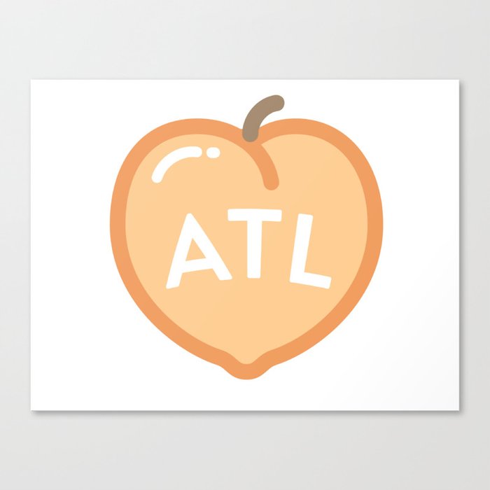 Atlanta Peach! Canvas Print