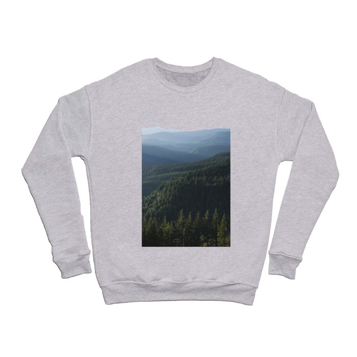 PNW Forest Adventure  IV - Nature Photography Crewneck Sweatshirt