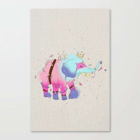 SPACE ELEPHANT Canvas Print