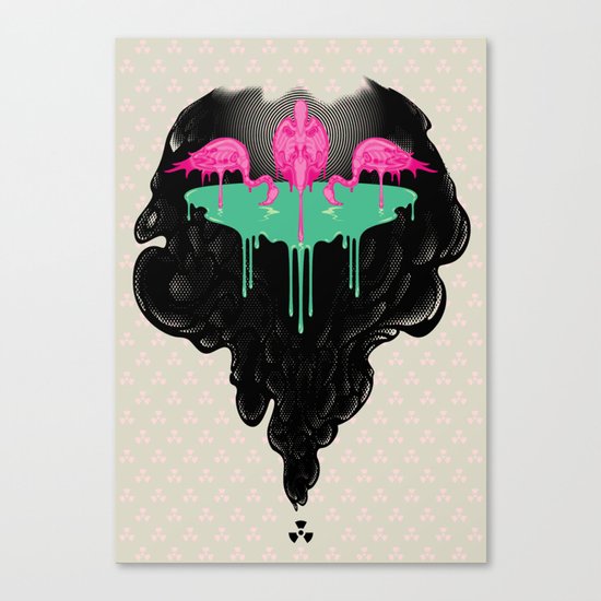 Neo Pollution Canvas Print
