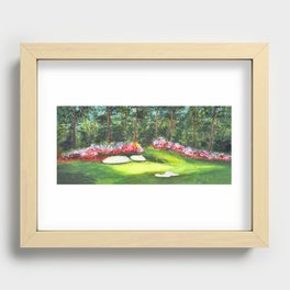 Green 12th hole at Augusta National  Recessed Framed Print