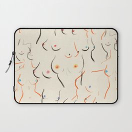 Breasts in Cream Laptop Sleeve